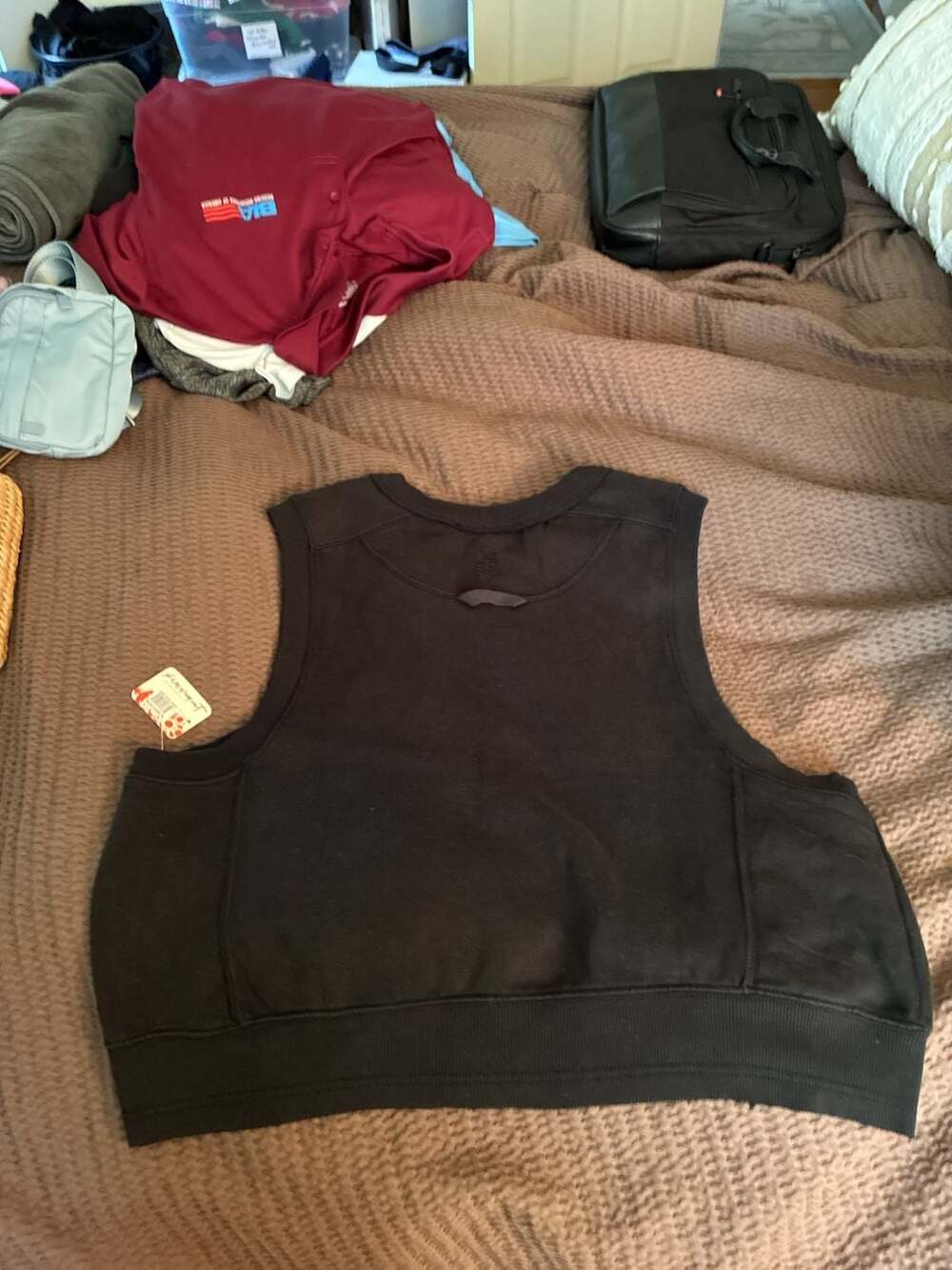 FP Movement by Free People Cropped Sweatshirt Vest - Picture 4 of 5